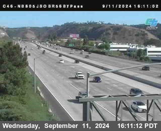 NB 805 at NB 805/5 Merge