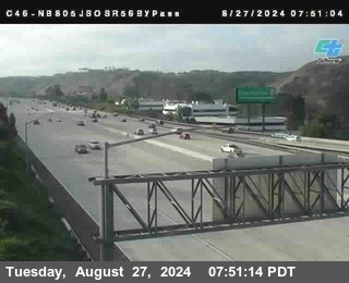 NB 805 at NB 805/5 Merge