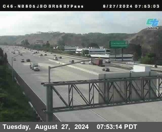 NB 805 at NB 805/5 Merge