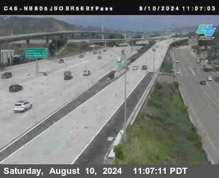 NB 805 at NB 805/5 Merge