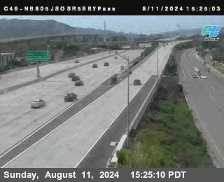 NB 805 at NB 805/5 Merge