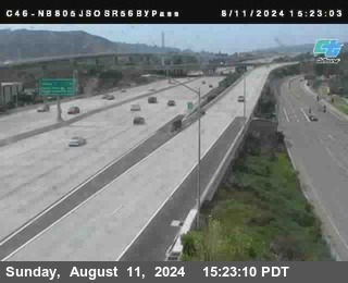 NB 805 at NB 805/5 Merge