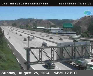 NB 805 at NB 805/5 Merge