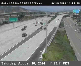 NB 805 at NB 805/5 Merge