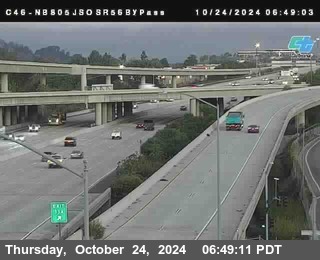 NB 805 at NB 805/5 Merge