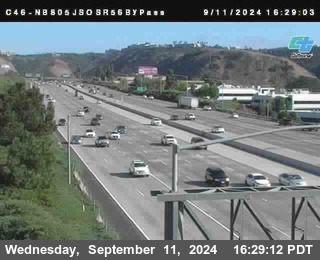 NB 805 at NB 805/5 Merge