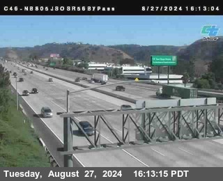 NB 805 at NB 805/5 Merge