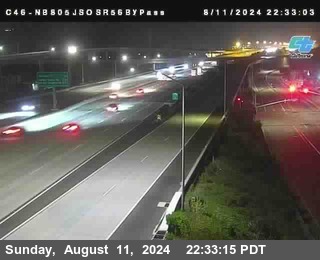 NB 805 at NB 805/5 Merge