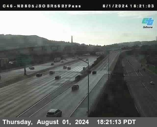 NB 805 at NB 805/5 Merge