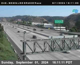 NB 805 at NB 805/5 Merge