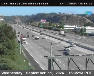 NB 805 at NB 805/5 Merge