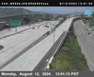 NB 805 at NB 805/5 Merge