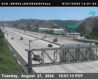 NB 805 at NB 805/5 Merge