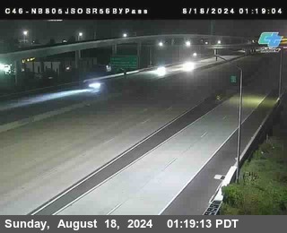 NB 805 at NB 805/5 Merge