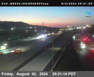 NB 805 at NB 805/5 Merge