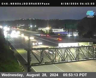 NB 805 at NB 805/5 Merge