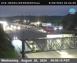 NB 805 at NB 805/5 Merge