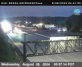 NB 805 at NB 805/5 Merge