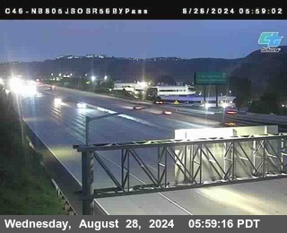 NB 805 at NB 805/5 Merge