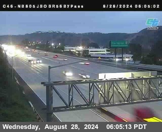 NB 805 at NB 805/5 Merge