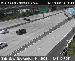 NB 805 at NB 805/5 Merge