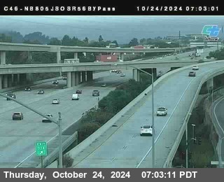 NB 805 at NB 805/5 Merge