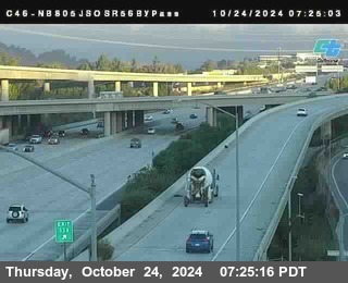 NB 805 at NB 805/5 Merge