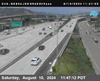 NB 805 at NB 805/5 Merge