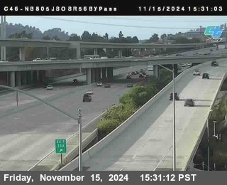 NB 805 at NB 805/5 Merge