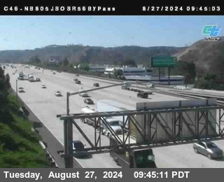 NB 805 at NB 805/5 Merge