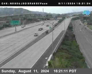 NB 805 at NB 805/5 Merge