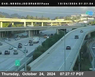 NB 805 at NB 805/5 Merge