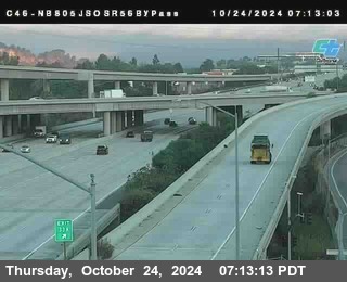 NB 805 at NB 805/5 Merge