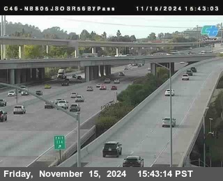 NB 805 at NB 805/5 Merge