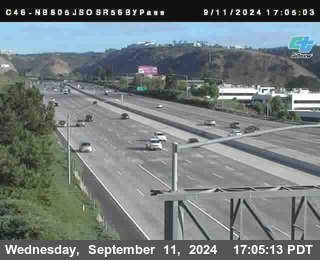 NB 805 at NB 805/5 Merge