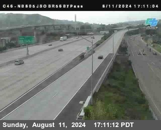 NB 805 at NB 805/5 Merge