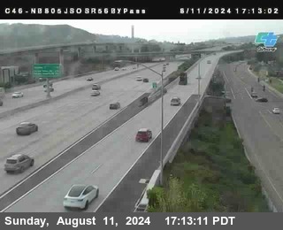 NB 805 at NB 805/5 Merge