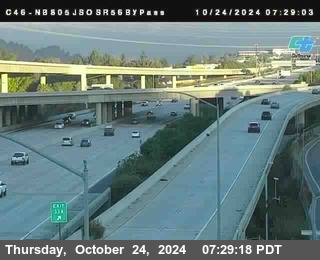 NB 805 at NB 805/5 Merge