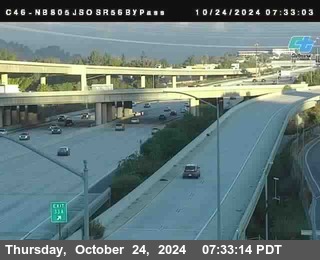 NB 805 at NB 805/5 Merge