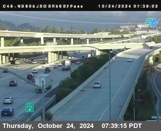 NB 805 at NB 805/5 Merge