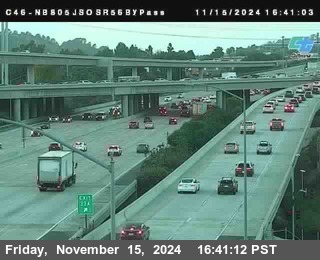 NB 805 at NB 805/5 Merge