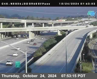 NB 805 at NB 805/5 Merge