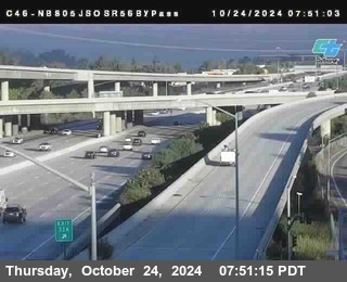 NB 805 at NB 805/5 Merge