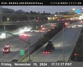 NB 805 at NB 805/5 Merge