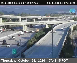 NB 805 at NB 805/5 Merge