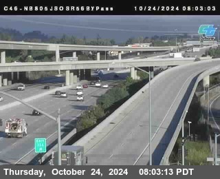 NB 805 at NB 805/5 Merge