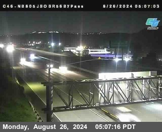 NB 805 at NB 805/5 Merge