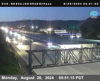 NB 805 at NB 805/5 Merge