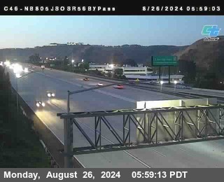 NB 805 at NB 805/5 Merge