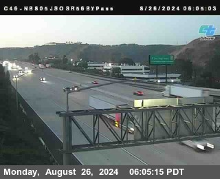 NB 805 at NB 805/5 Merge